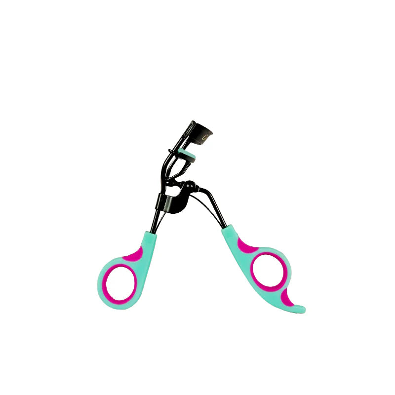 Glamorous Face Pro Lash Curler With Silicone Rubber (Green&Pink)