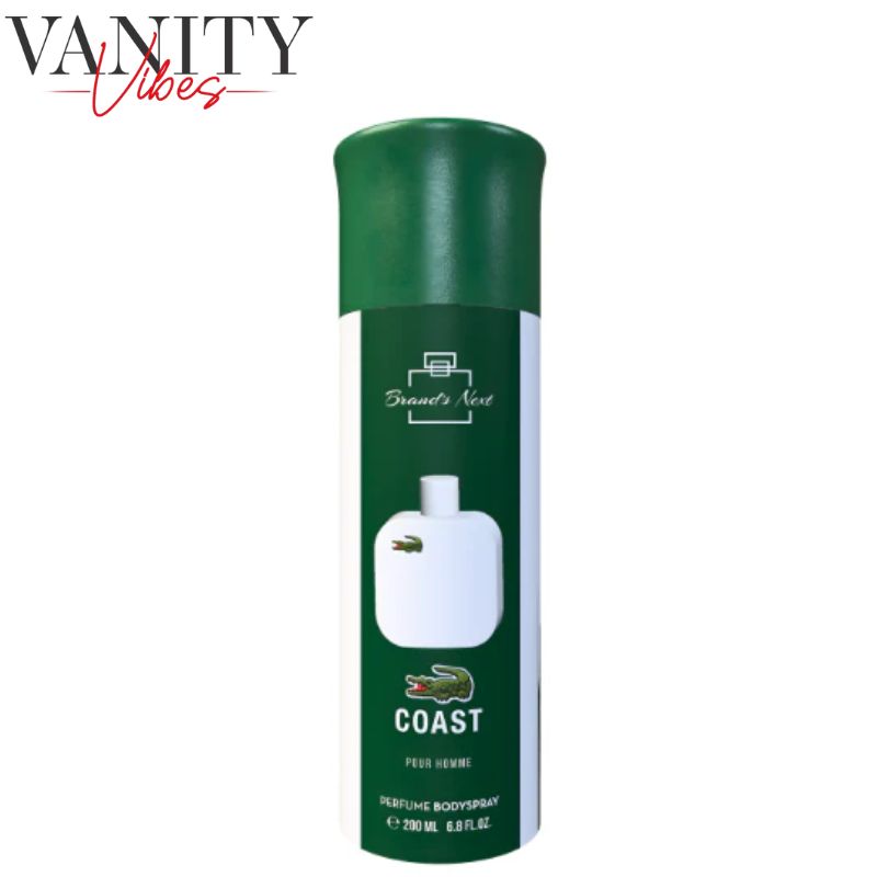 Brand’s Next Coast Pour Homme Perfume Body Spray 200ml Long-Lasting Masculine Fragrance