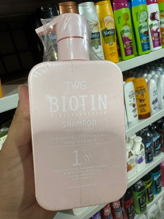 TWG Professional Biotin & Keratin Shampoo No.1 400ml