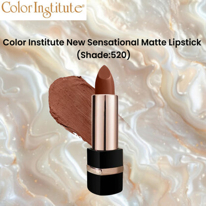 Color Institute New Sensational Matte Lipstick (Shade:520)