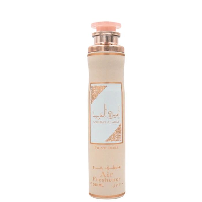 Lattafa Asdaaf Ameerat Al Arab Prive Rose Air Freshener 300 ml Floral Home Fragrance & Long‑Lasting Freshness