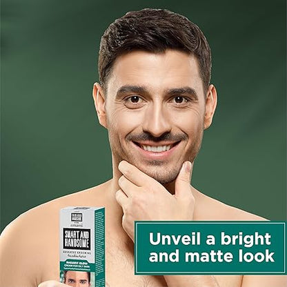 Emami Smart and Handsome Advanced Grooming Radiant Glow Cream for Oily Skin 50g for Men - Oil Control Skin Brightening Cream 