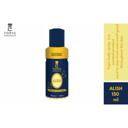 Topic Fragrance Alish Moment Perfume Body Spray 150ml Long-Lasting Elegant Scent
