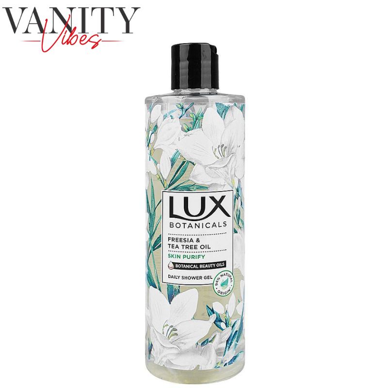 Lux Botanicals Freesia & Tea Tree Oil Daily Shower Gel 500ml Purifying Cleanse & Fresh Skin
