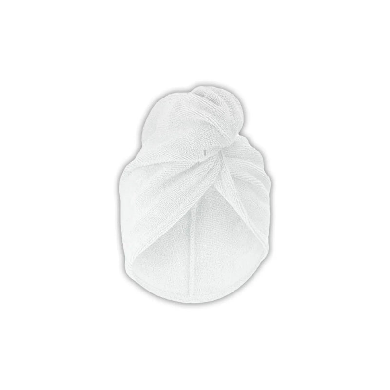 Glamorous Face Hair Turban Wrap Towel (White)