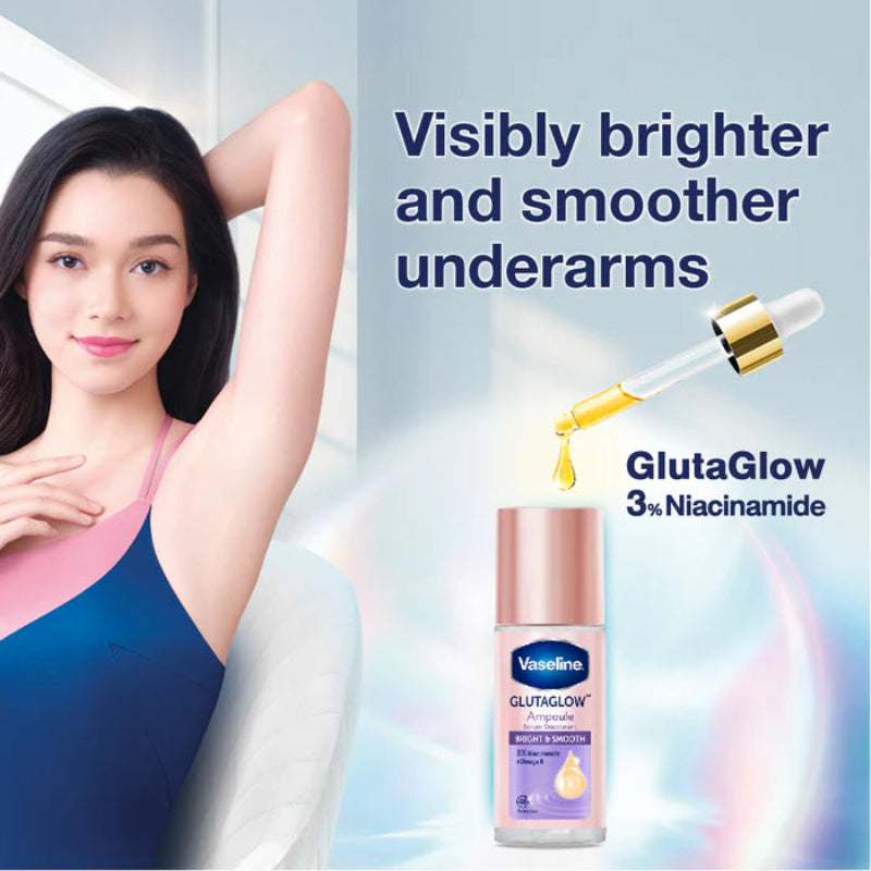 Vaseline Glutaglow Ampoule Serum Deodorant Bright & Smooth 48h Protection 45ml