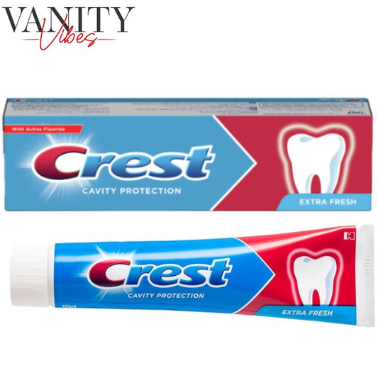 Crest Extra Fresh Toothpaste 125ml Long-Lasting Fresh Breath & Cavity Protection