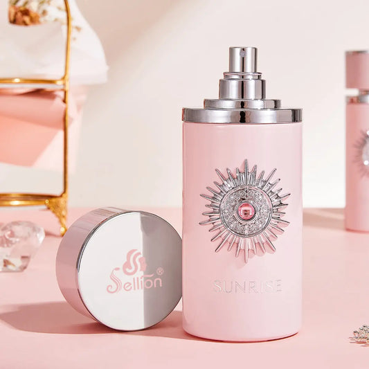 Sunrise Pink by Sellion Parfums Eau de Parfum 100ml - Long Lasting Soft Floral Fruity Fragrance Perfume for Women Elegant Dai
