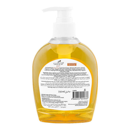 Enchanteur Charming Hand Wash 250ml – Gentle Cleansing Liquid Soap with Long Lasting Floral Fragrance, Moisturizing Care, Odo