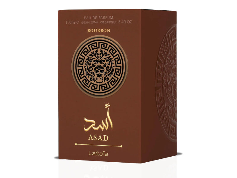 Lattafa Asad Bourbon Eau De Parfum 100ml for Unisex | Original Long Lasting Perfume