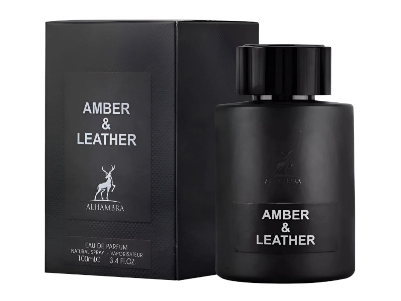 Maison Alhambra Amber and Leather by Al Hamra 100ml Perfume for Women And Men