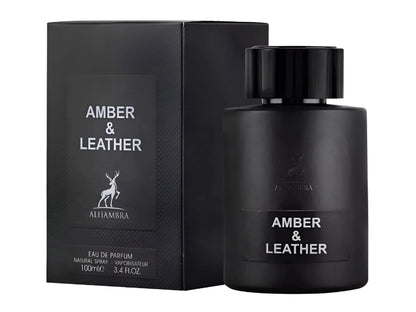 Maison Alhambra Amber and Leather by Al Hamra 100ml Perfume for Women And Men