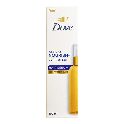 Dove All Day Nourish UV Protect Hair Serum Bio-Protein Care 100ml