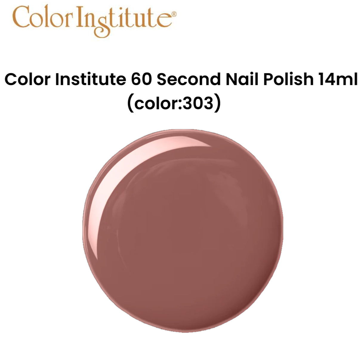 Color Institute 60 Second Nail Polish 14ml (color:303)