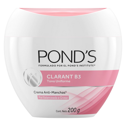 PONDS Pond’s Formulado por el Pond’s Institute Clarant B3 Tono Uniforme Anti-Manchas Cream for Oily Skin 200g - Even Tone & S