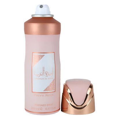 Lattafa Ameerat Al Arab Prive Rose Princess of Arabia by Asdaaf Perfumed Body Spray 200ml