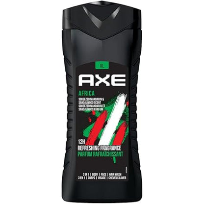 Axe Africa 12h Long Lasting Fragrance 3 In 1 Body Wash 400ml