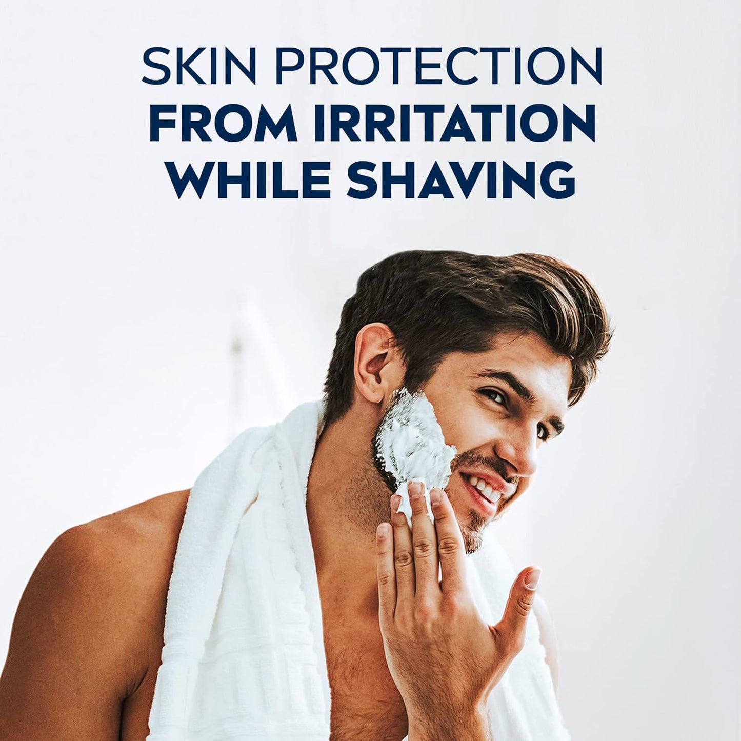 Nivea Men Sensitive Shaving Cream Instant Protection 100 ml Gentle Care & Smooth Shave for Sensitive Skin