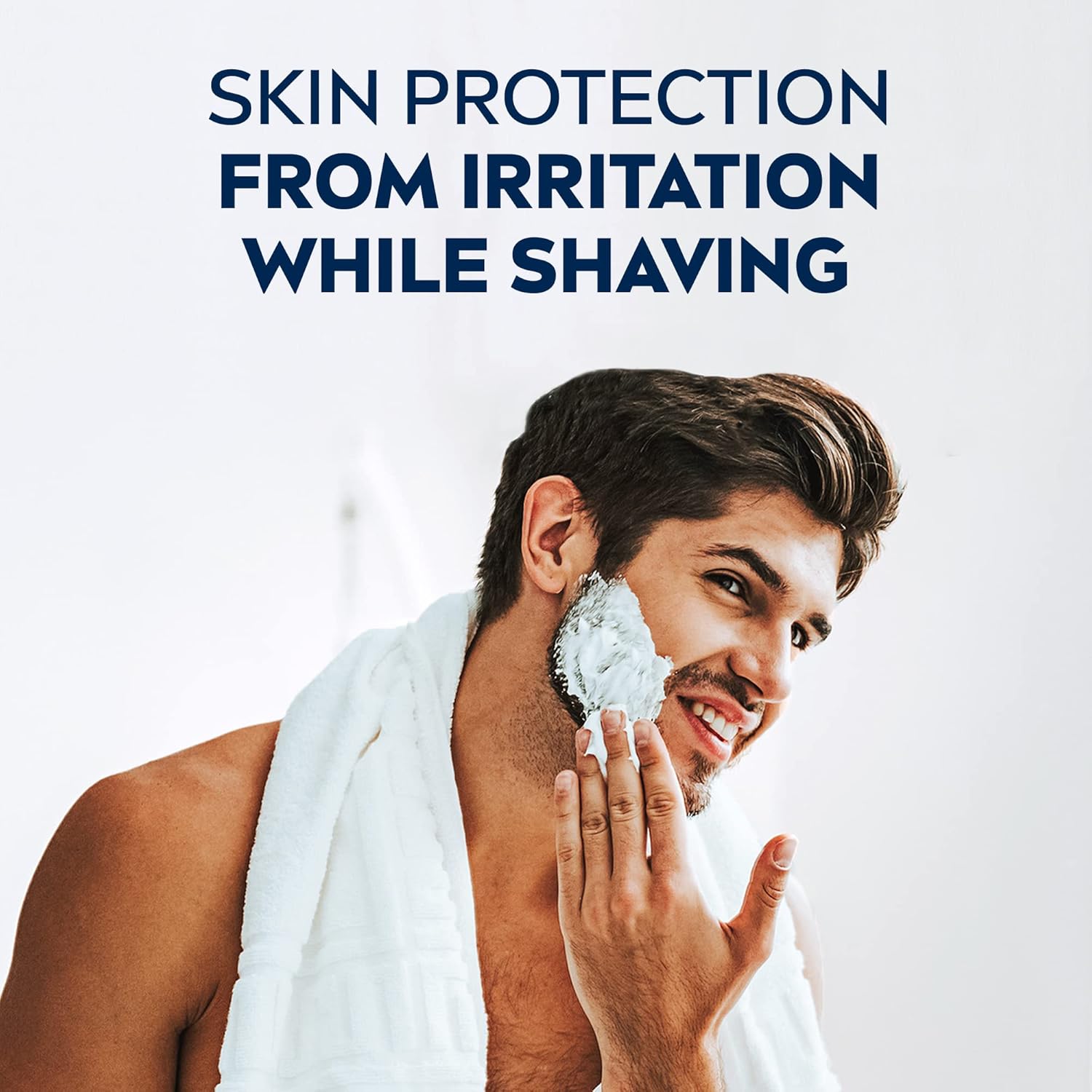 Nivea Men Sensitive Shaving Cream Instant Protection 100 ml Gentle Care & Smooth Shave for Sensitive Skin