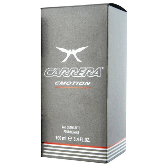 Carrera Emotions Eau de Toilette Pour Homme 100ml - Long Lasting Fresh Masculine Fragrance Spray for Men