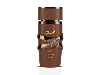 Lattafa Asad Bourbon Eau De Parfum 100ml for Unisex | Original Long Lasting Perfume
