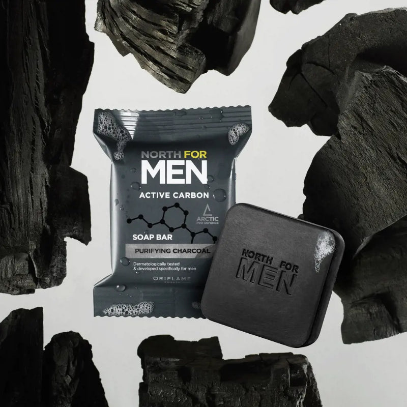 Oriflame North for Men Active Carbon Soap 100g