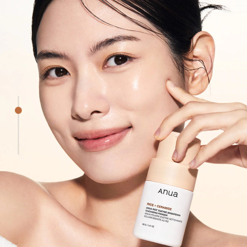 Anua Rice Ceramide Brightening Cleansing Powder 40 g Gentle Exfoliation & Skin Brightening (K Beauty)