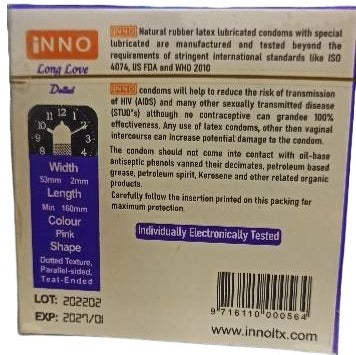 INNO Dotted Delay Condom 3 - 1