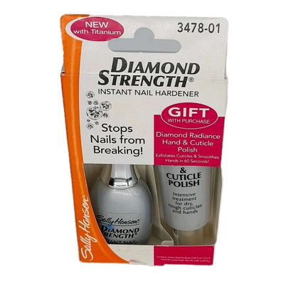 Sally Hansen Diamond Strength Instant Nail Hardener & Diamond Radiance Hand and Cuticle Polish