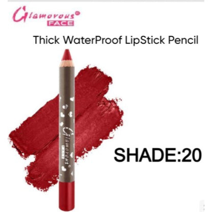 Glamorous Face Thick WaterProof LipStick Pencil (SHADE 20)