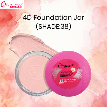 Glamorous Face 4D Foundation Jar (Shade:38)