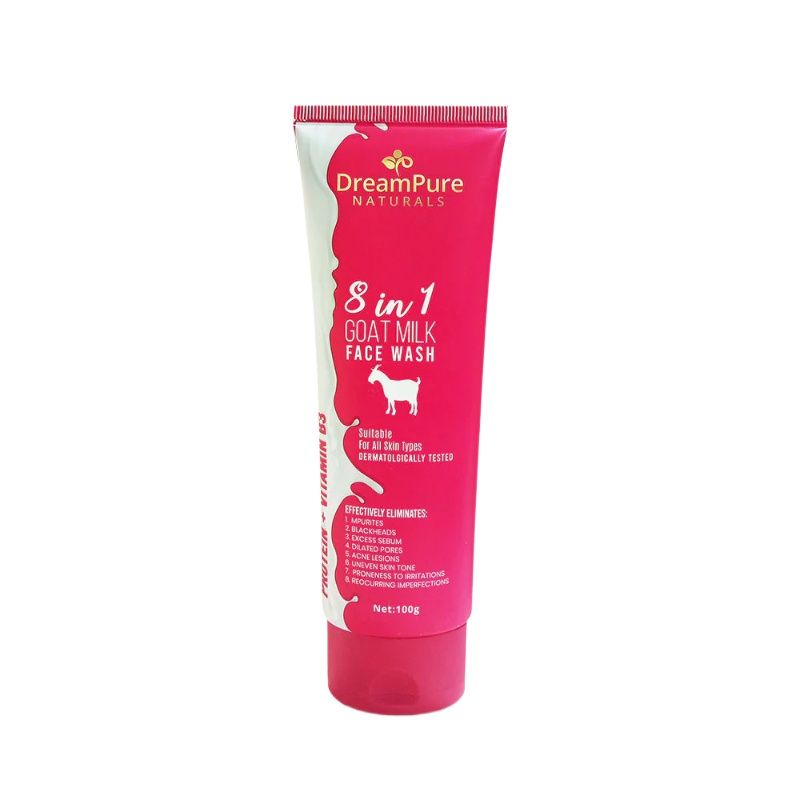 Dream Pure 8 In 1 Goat Milk Face Wash 100g