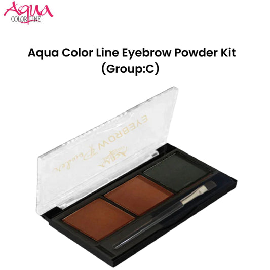 Aqua Color Line Eyebrow Powder Kit (Group:C)
