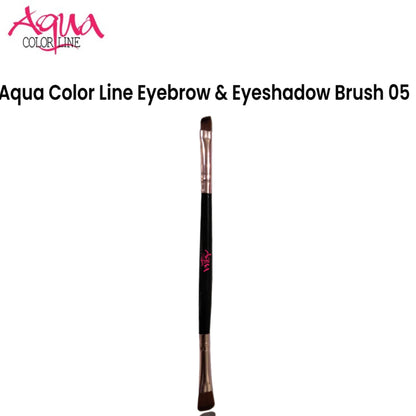 Aqua Color Line Eyebrow & Eyeshadow Brush 05