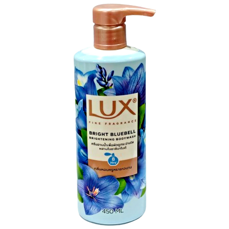 Lux Bright Bluebell Fragrance Body Wash 450ml – Gentle Cleansing Shower Gel for Soft, Smooth & Long Lasting Floral Fresh Skin