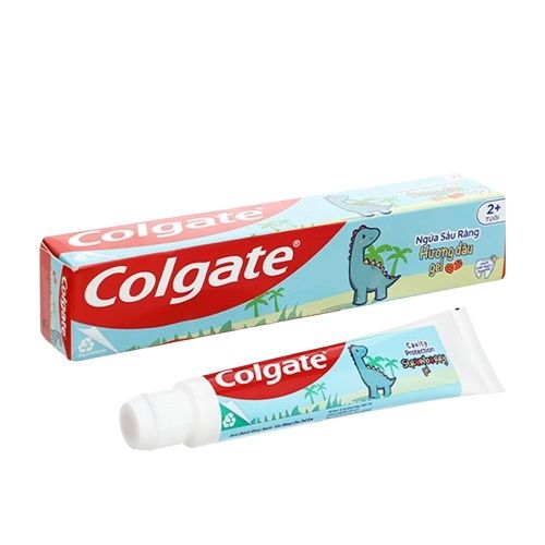 Colgate Ngua Sau Rang Hurong Dau Gel 2+ Dinosaur Toothpaste 40g Gentle Cavity Protection for Kids