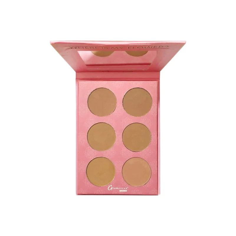 Glamorous Face 6 Color Powder Contour Kit (Group B)