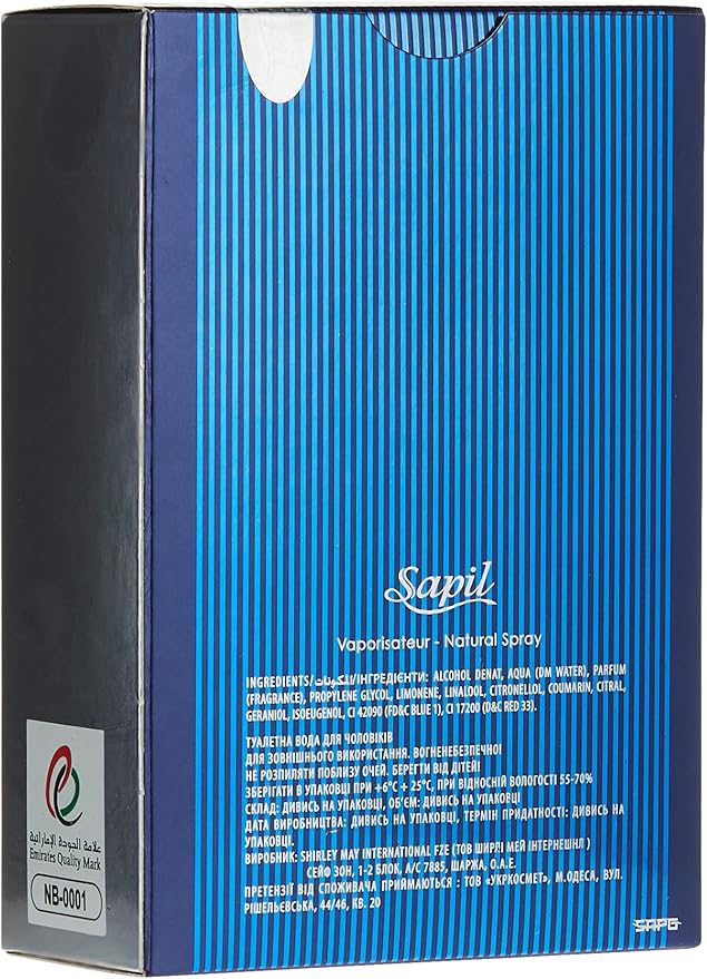 under Cover by Sapil Eau de Toilette for Men 80ml