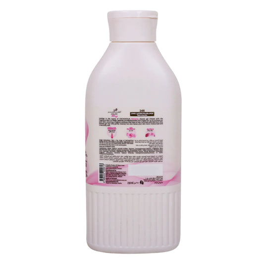 Enchanteur New Look Perfumed Shower Gel Romantic 250ml - 24H Long Lasting Fragrance for Silky, Fresh & Radiant Skin