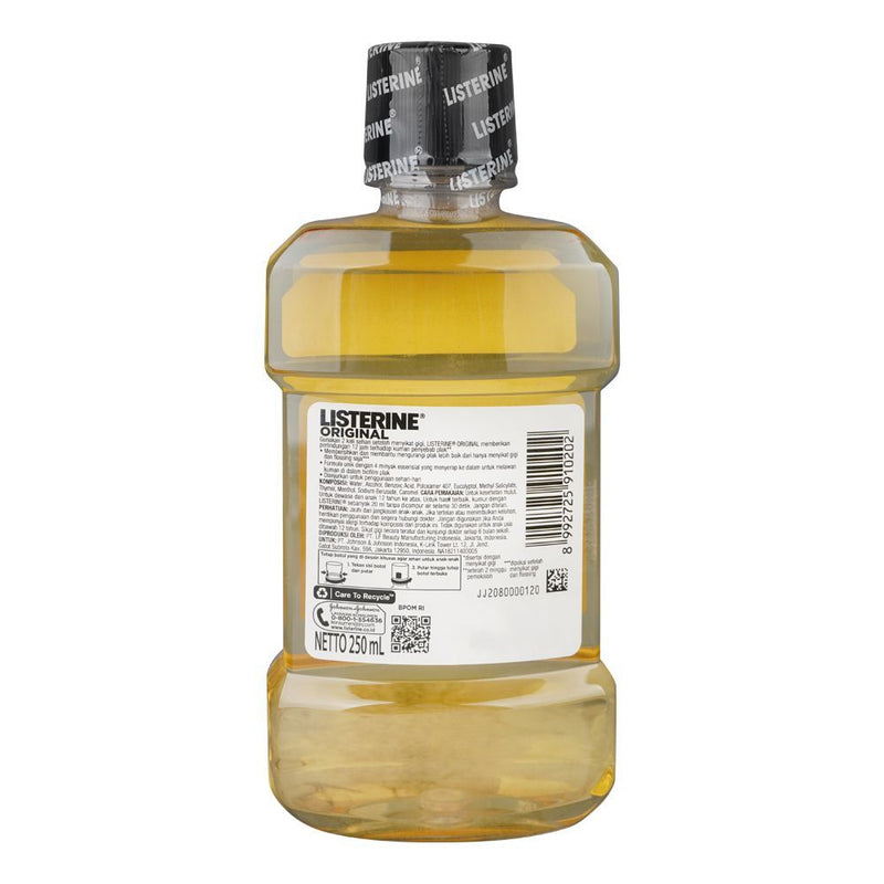 Listerine Original Mouthwash 250ml Powerful Germ Protection & Fresh Breath