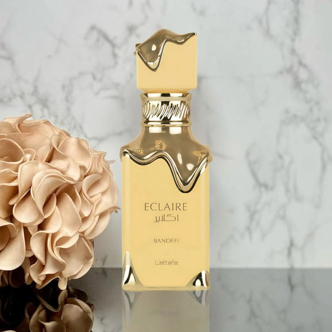 Lattafa Eclaire Banoffi Eau de Parfum 100ml - Long Lasting Sweet Gourmand Unisex Arabic Fragrance for Men & Women