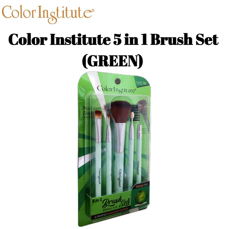 Color Institute 5 in 1 Brush Set (Green)