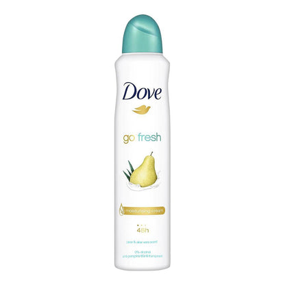 Dove Go Fresh Pear & Aloe Vera 48H Deodorant Spray 150 ml Refreshing Scent & Long-Lasting Protection