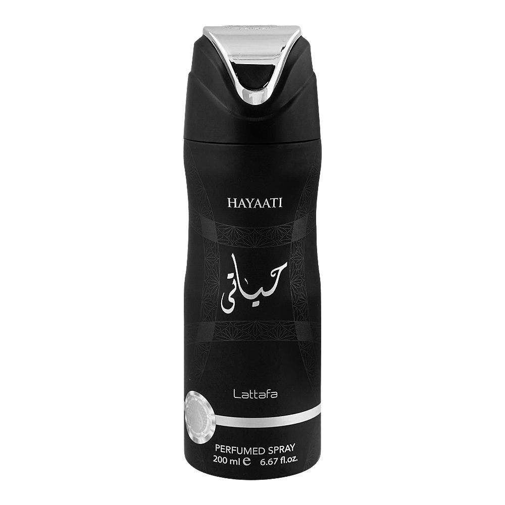 Hayaati Black by Lattafa Perfumed Body Spray 200ml