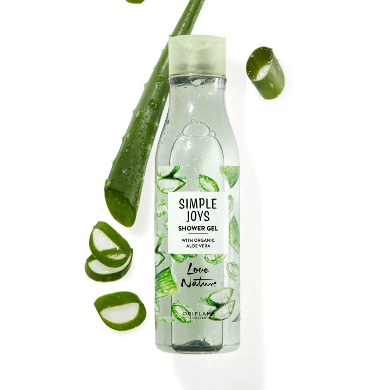 Oriflame Simple Joys Shower Gel Aloe Vera Love Nature 250ml