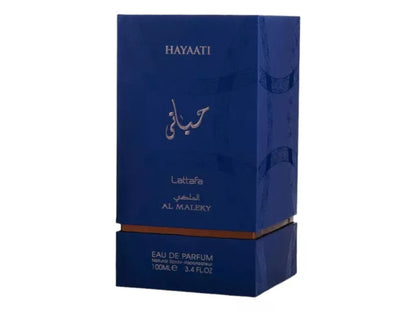 Lattafa Hayaati Blue Al Maleky EDP 100ml – Long Lasting Fresh Aquatic Unisex Perfume