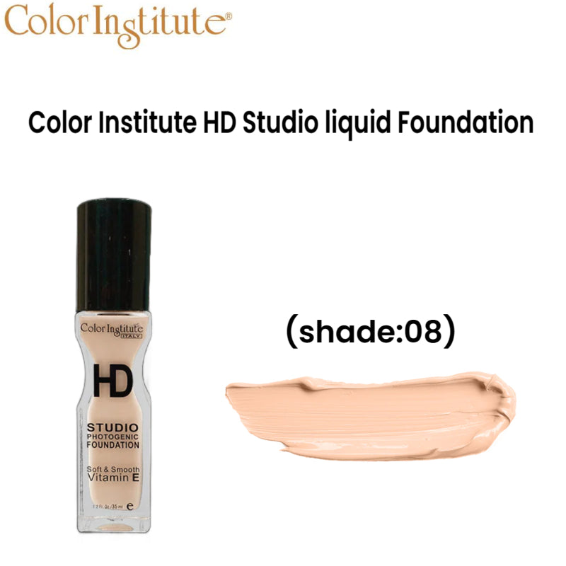 Color Institute HD Studio liquid Foundation (shade:08)
