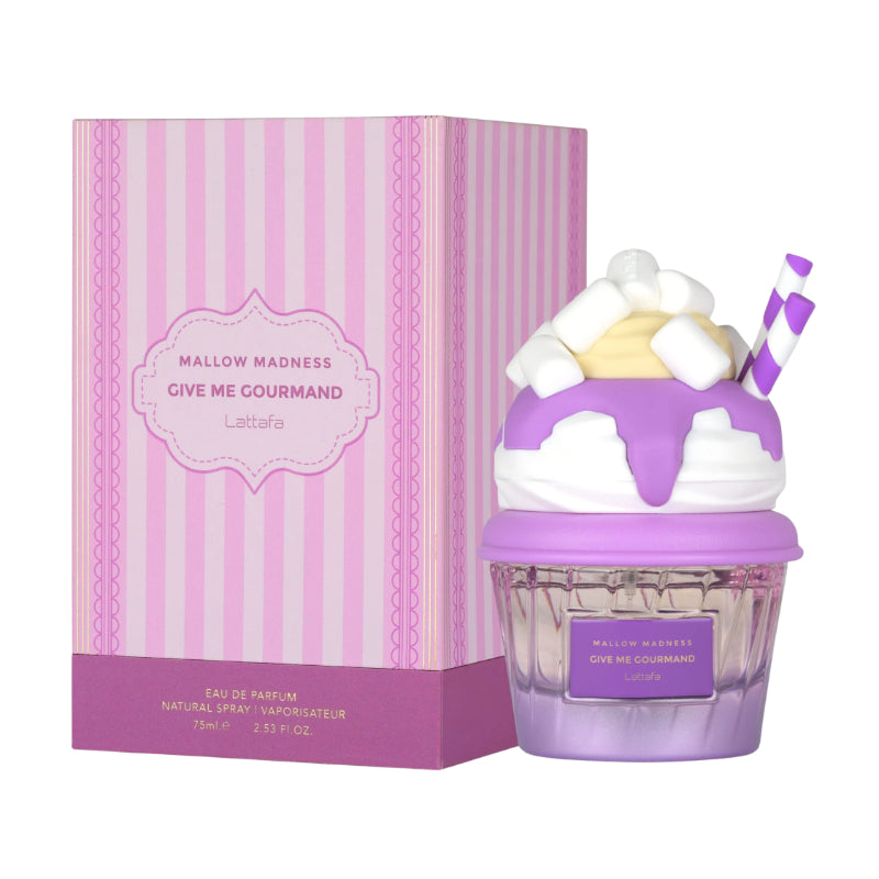 Mallow Madness Give Me Gourmand By Lattafa Eau de Parfum 75ml For Men & Women