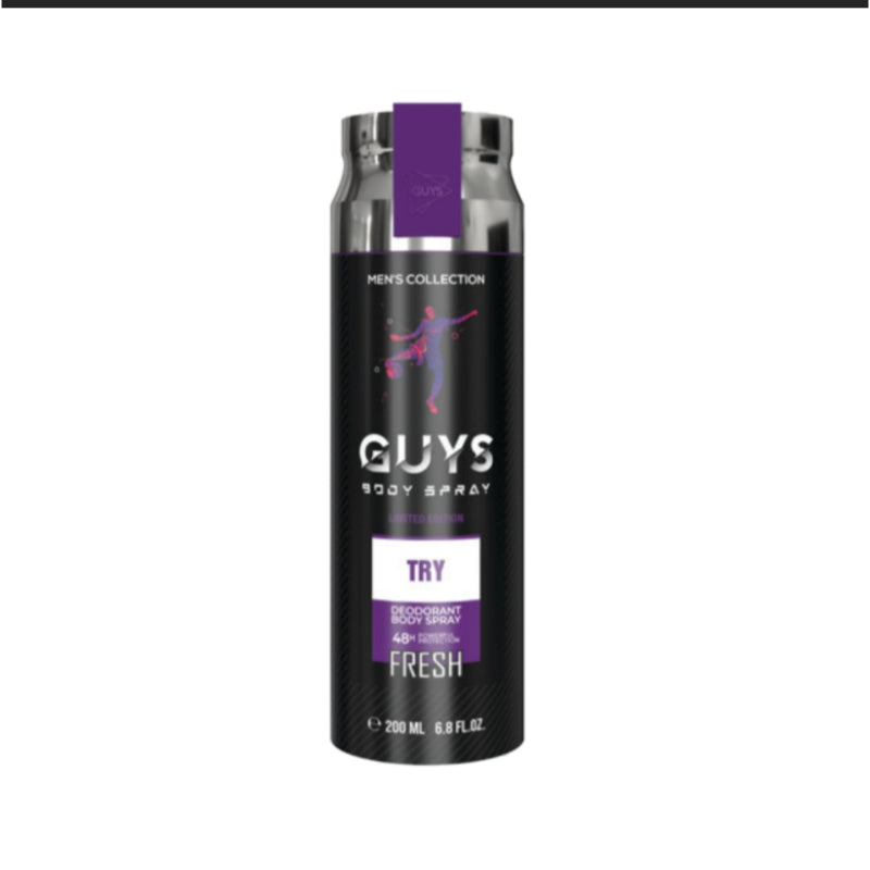 Men’s Collection GUYs Body Spray Limited Edition 200ml 48H Fresh Deodorant Spray