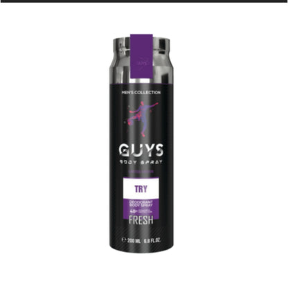 Men’s Collection GUYs Body Spray Limited Edition 200ml 48H Fresh Deodorant Spray